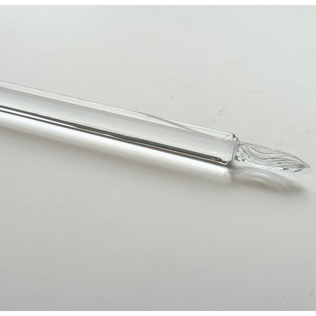 Matsubokkuri Tsubutsubu Glass Fountain Pen - Clear