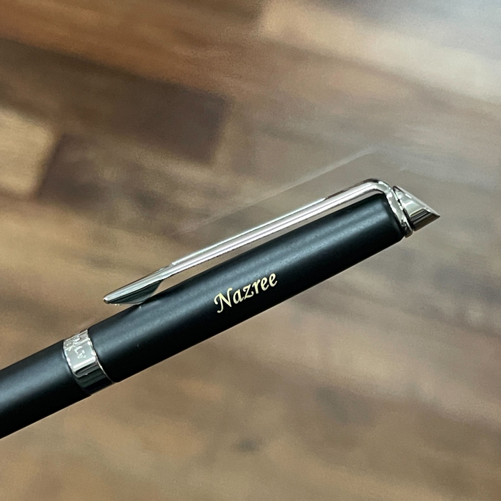 Waterman Hemisphere Ballpoint Pen - Matte Black with Chrome Trim