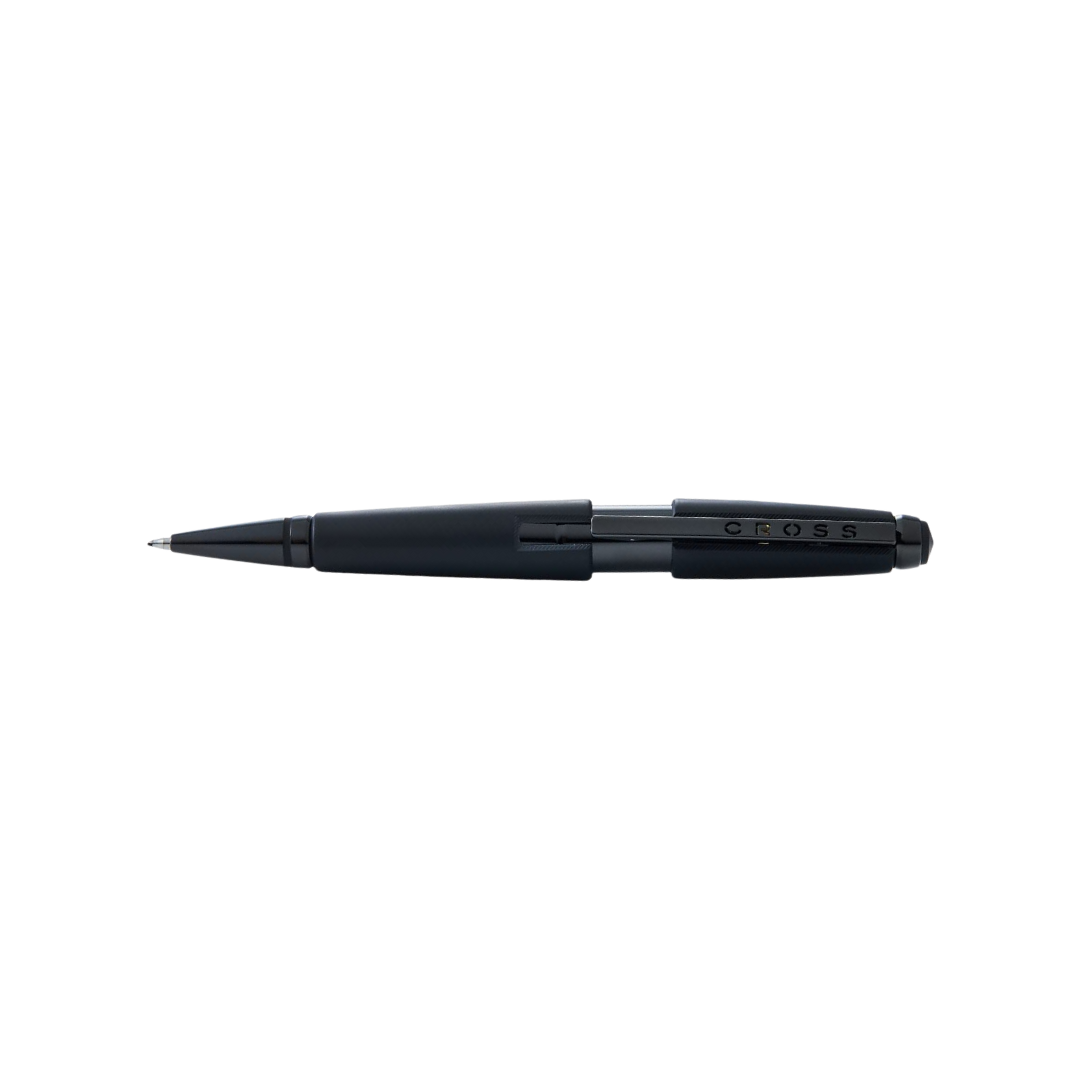 Cross Edge Gel Rollerball Pen in Matte Black Lacquer — Cross rollerball pen — fluid gel ink writing instrument, at Cityluxe Singapore