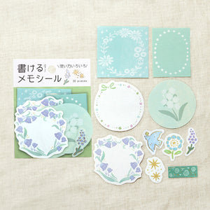 BGM Foil Stamping Memo Seal: Flower Weather - Midori