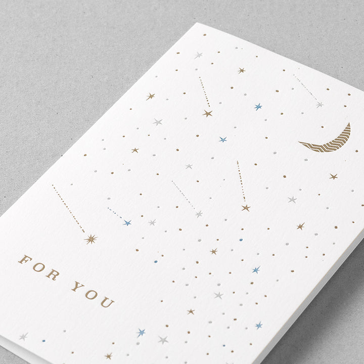 Midori Card - Letterpress Printing Stars