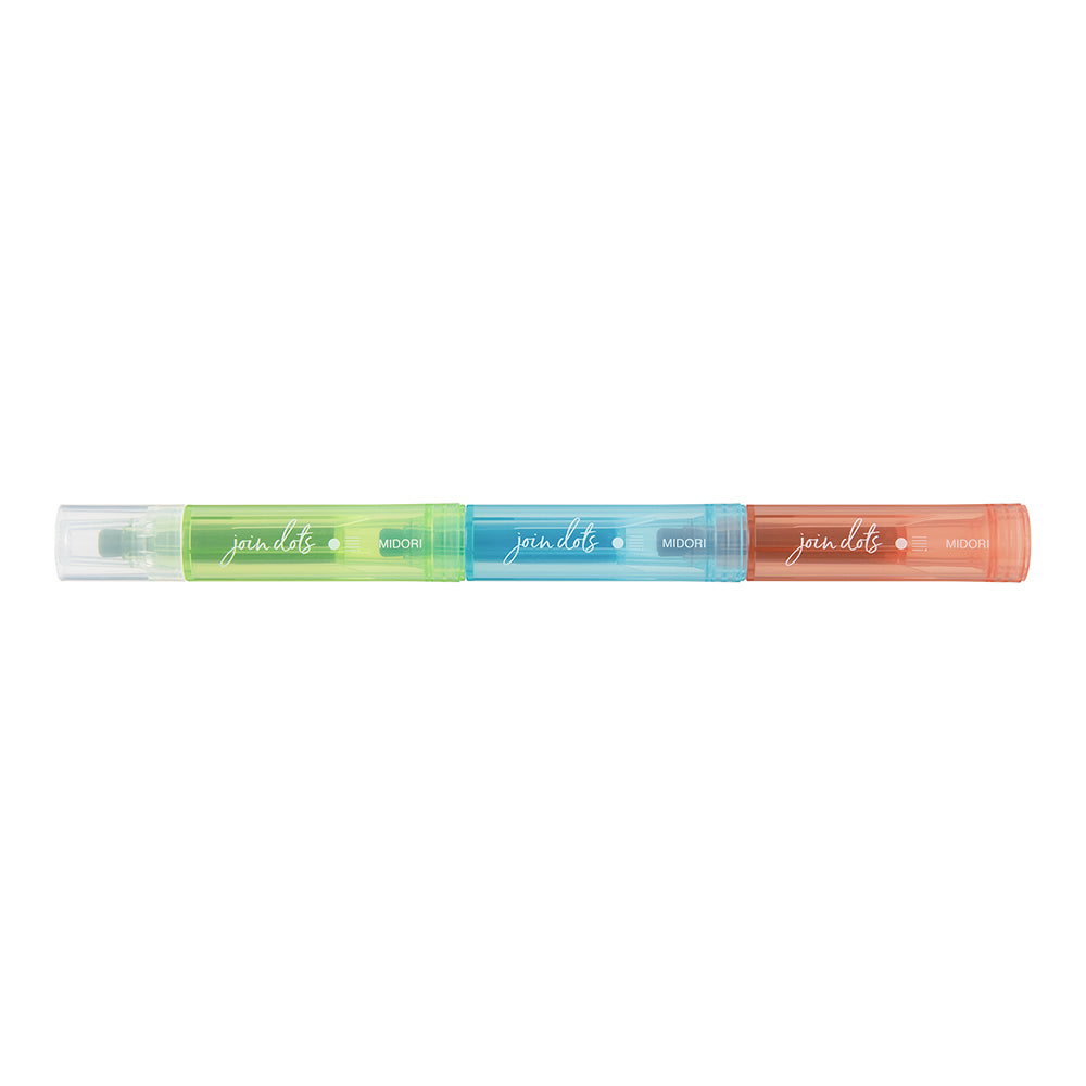 Midori Join Dots Connecting Pen in Bright — Midori connecting pen — premium stationery and lifestyle, at Cityluxe Singapore