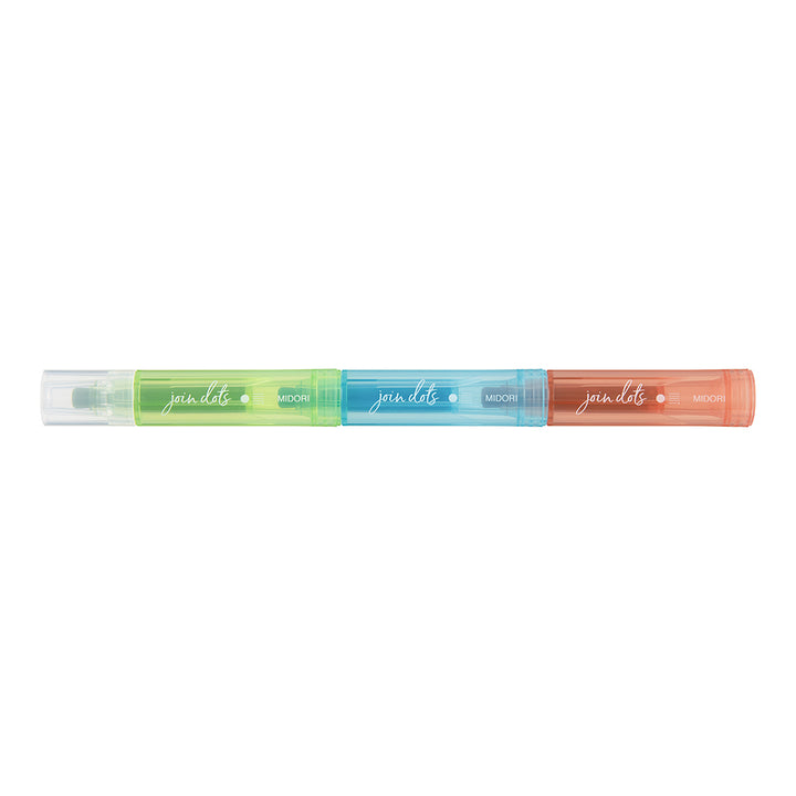 Midori Join Dots Connecting Pen in Bright — Midori connecting pen — premium stationery and lifestyle, at Cityluxe Singapore