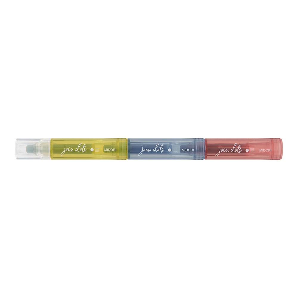 Midori Join Dots Connecting Pen in Dusty — Midori connecting pen — premium stationery and lifestyle, at Cityluxe Singapore