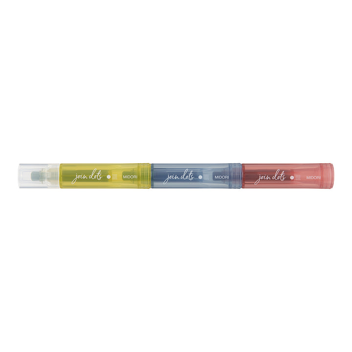 Midori Join Dots Connecting Pen in Dusty — Midori connecting pen — premium stationery and lifestyle, at Cityluxe Singapore