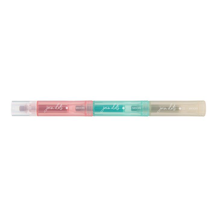 Midori Join Dots Connecting Pen in Milky — Midori connecting pen — premium stationery and lifestyle, at Cityluxe Singapore