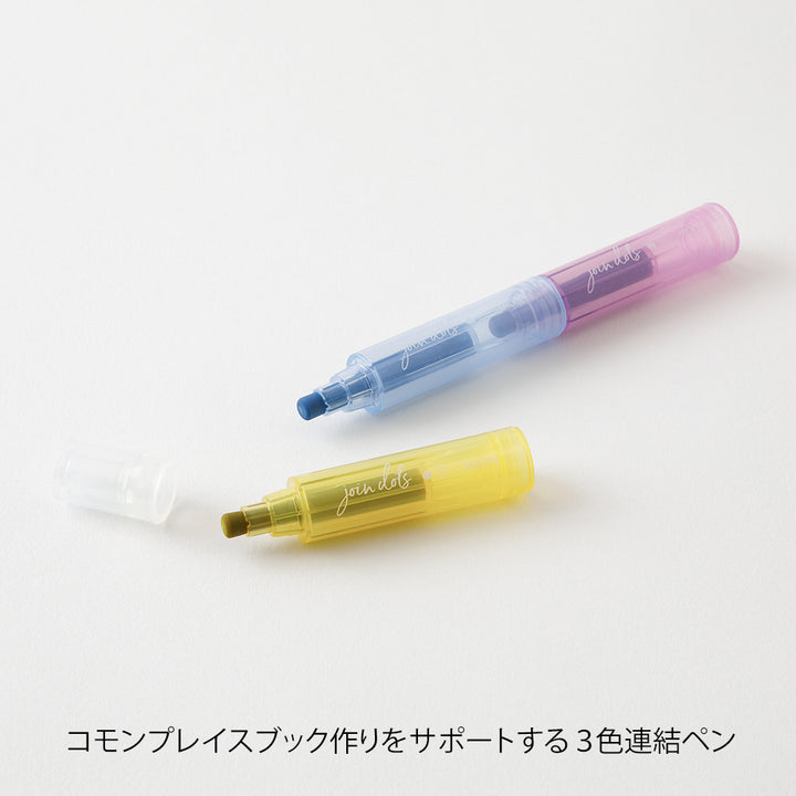 Midori Join Dots Connecting Pen in Pastel — Midori connecting pen — premium stationery and lifestyle, at Cityluxe Singapore