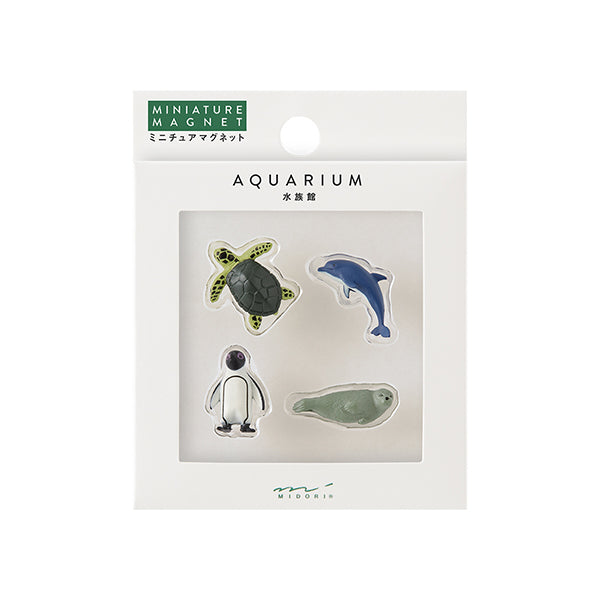 Midori Miniature Magnet in Aquarium B (Set of 4) — Midori magnet — premium stationery and lifestyle, at Cityluxe Singapore
