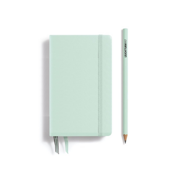 Load image into Gallery viewer, Leuchtturm1917 A6 Pocket Hardcover Notebook - Dotted / Mint Green
