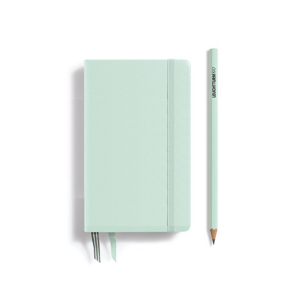 将图片加载到图库查看器，Leuchtturm1917 A6 Pocket Hardcover Notebook - Plain / Mint Green
