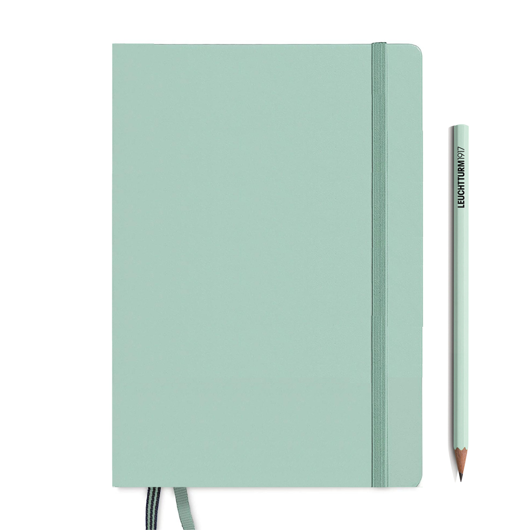 Leuchtturm1917 120G Edition A5 Medium Hardcover Notebook in Dotted / Mint Green — Leuchtturm1917 notebook — quality writing journal with premium paper, at Cityluxe Singapore stationery store