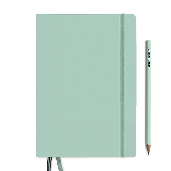将图片加载到图库查看器，Leuchtturm1917 120G Edition A5 Medium Hardcover Notebook - Dotted / Mint Green
