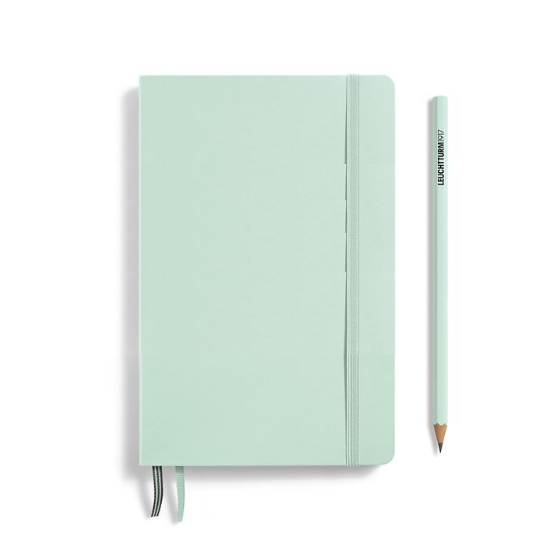 Leuchtturm1917 B6+ Softcover Paperback Notebook in Ruled / Mint Green — Leuchtturm1917 notebook — quality writing journal with premium paper, at Cityluxe Singapore stationery store