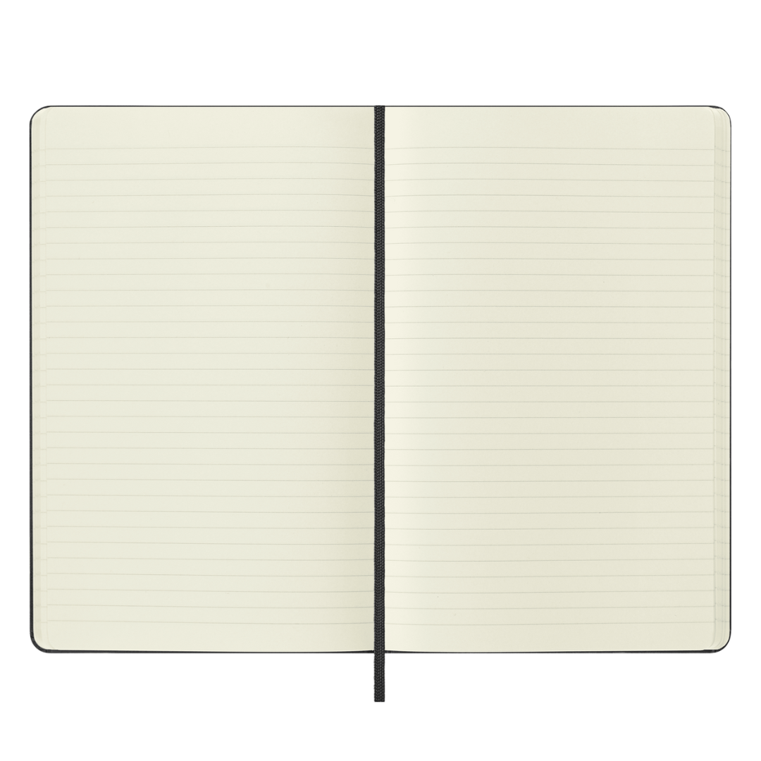 Moleskine Hardcover Classic Notebook - Ruled / Large / Black