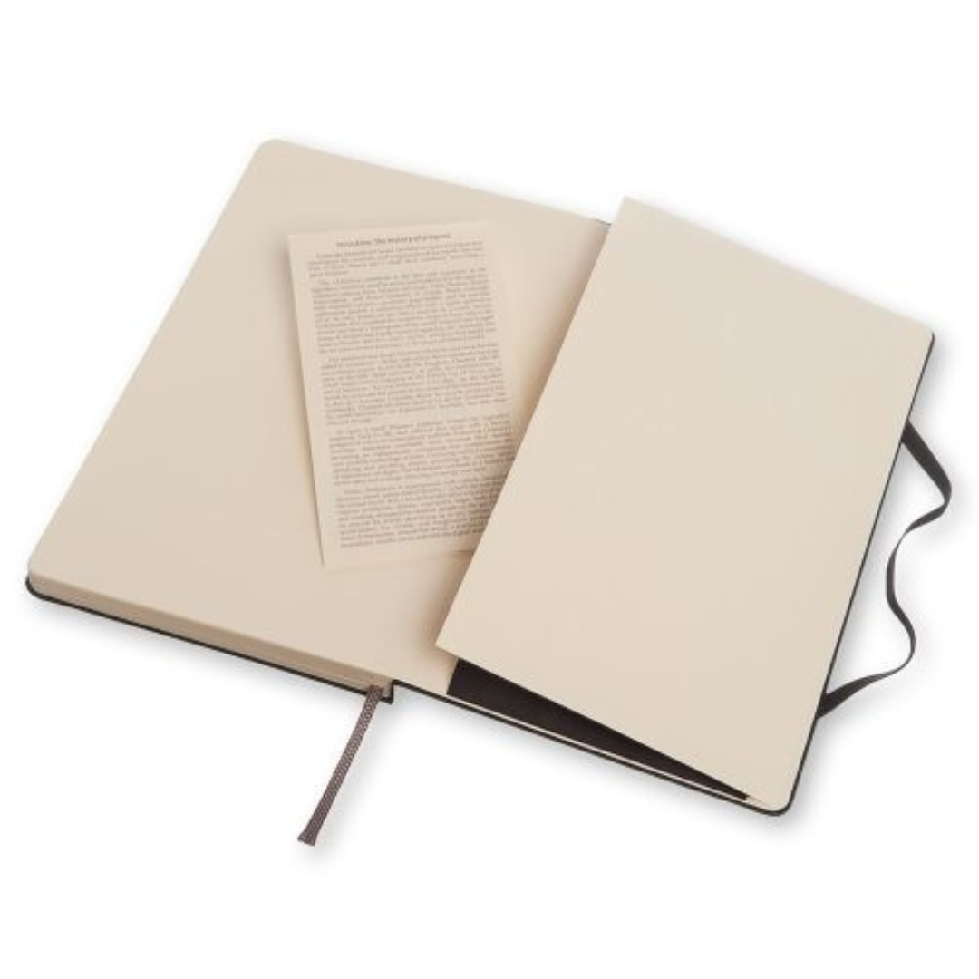 Moleskine Softcover Classic Notebook in Dotted / Large / Black — Moleskine notebook — quality writing journal with premium paper, at Cityluxe Singapore stationery store