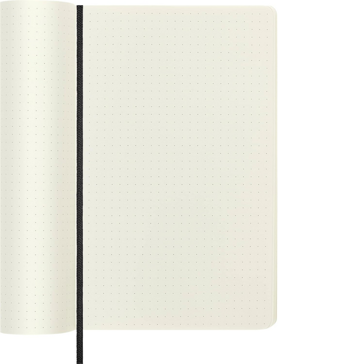 Moleskine Softcover Classic Notebook in Dotted / Large / Black — Moleskine notebook — quality writing journal with premium paper, at Cityluxe Singapore stationery store