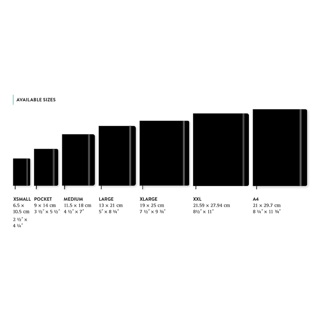 Moleskine Softcover Classic Notebook in Dotted / Large / Black — Moleskine notebook — quality writing journal with premium paper, at Cityluxe Singapore stationery store