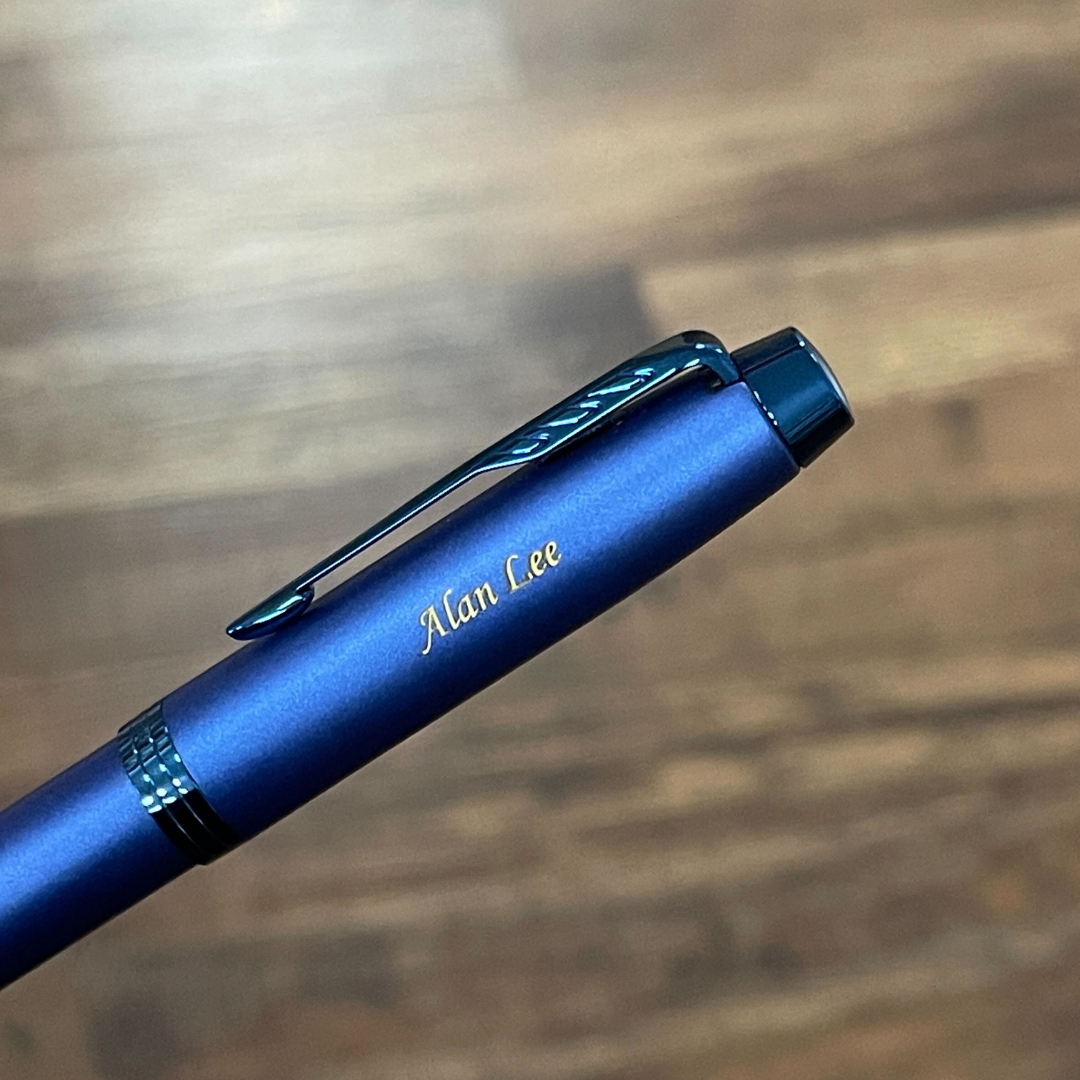 Parker IM PROFESSIONAL Rollerball Pen Monochrome Blue — Parker rollerball pen — fluid gel ink writing instrument, at Cityluxe Singapore