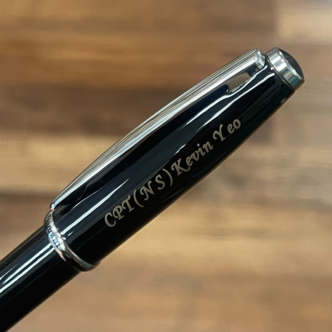 Monteverde Aldo Domani Ballpoint Black — Monteverde ballpoint pen — reliable smooth-writing everyday pen, at Cityluxe Singapore