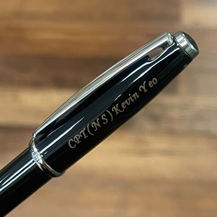 Monteverde Aldo Domani Ballpoint Black — Monteverde ballpoint pen — reliable smooth-writing everyday pen, at Cityluxe Singapore