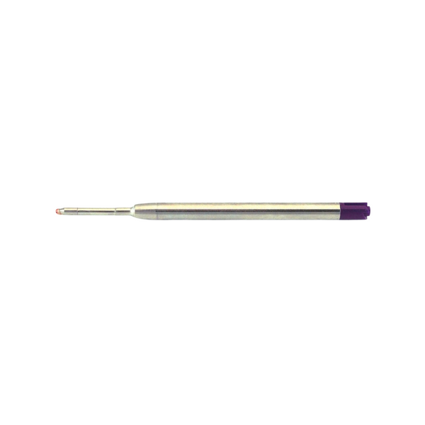 将图片加载到图库查看器，Monteverde Soft Roll Ballpoint Refill To Fit Parker Ballpoint Pen (Pack of 2) - Purple / Medium
