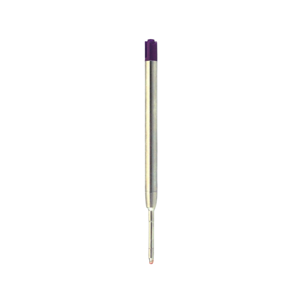 Monteverde Soft Roll Ballpoint Refill To Fit Parker Ballpoint Pen (Pack of 2) - Purple / Medium