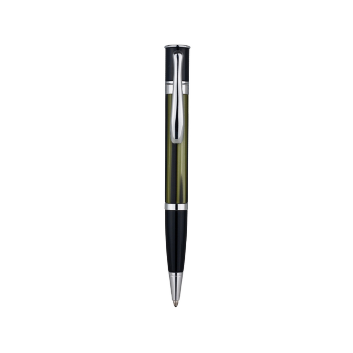 Monteverde Mini Jewelria Striped Ballpoint Pen Green — Monteverde ballpoint pen — reliable smooth-writing everyday pen, at Cityluxe Singapore