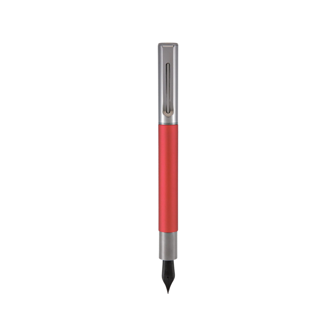 Monteverde Ritma Fountain Pen Red — Monteverde fountain pen — precision nib writing instrument, at Cityluxe Singapore stationery store