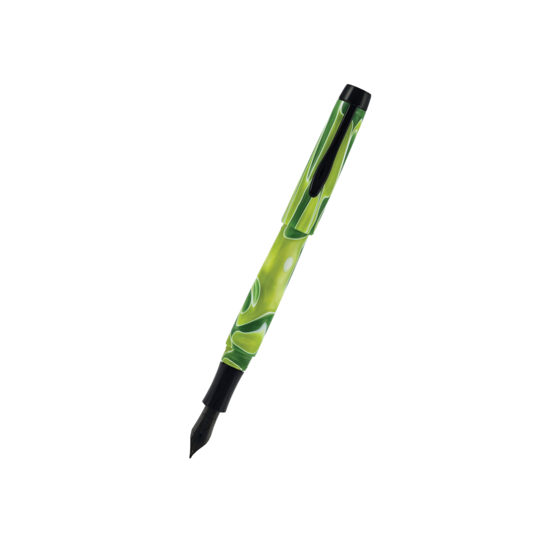 Monteverde Intima Fountain Pen Neon Green Medium — Monteverde fountain pen — precision nib writing instrument, at Cityluxe Singapore stationery store