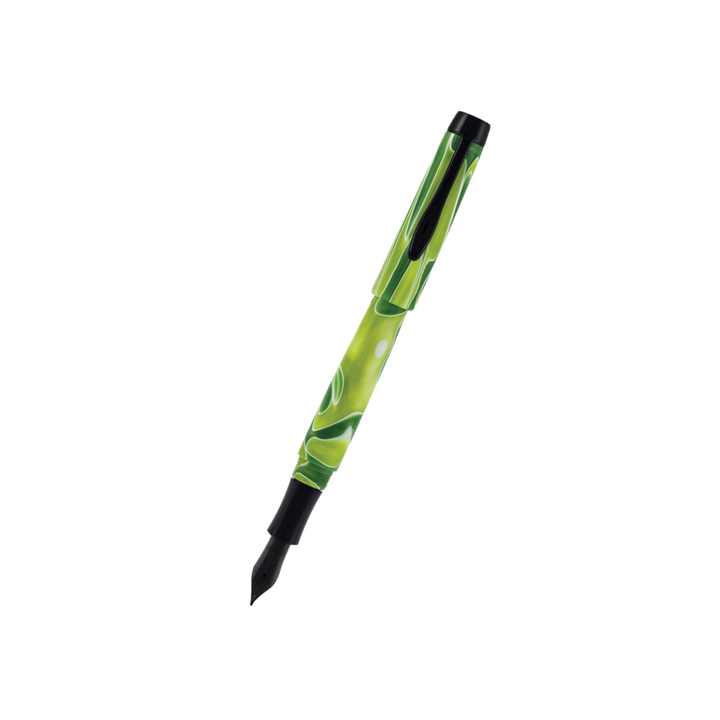 Monteverde Intima Fountain Pen Neon Green Medium — Monteverde fountain pen — precision nib writing instrument, at Cityluxe Singapore stationery store