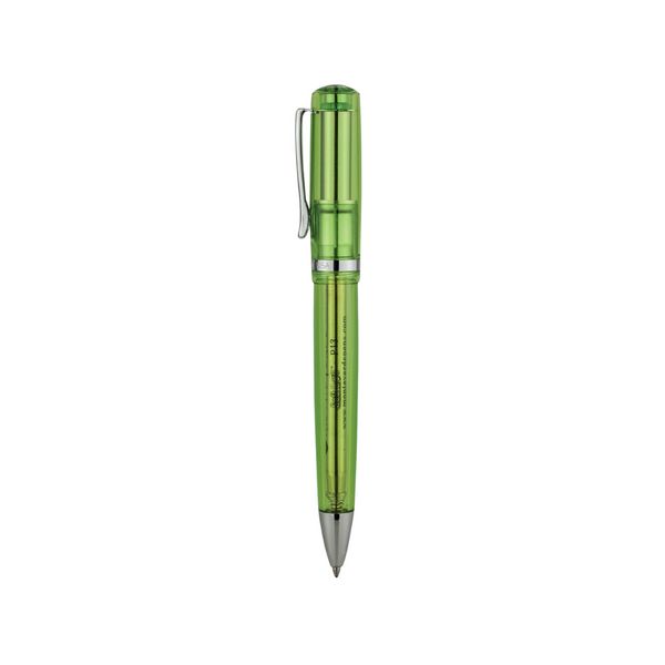 将图片加载到图库查看器，Monteverde Artista Crystal Ballpoint Pen Lime Green

