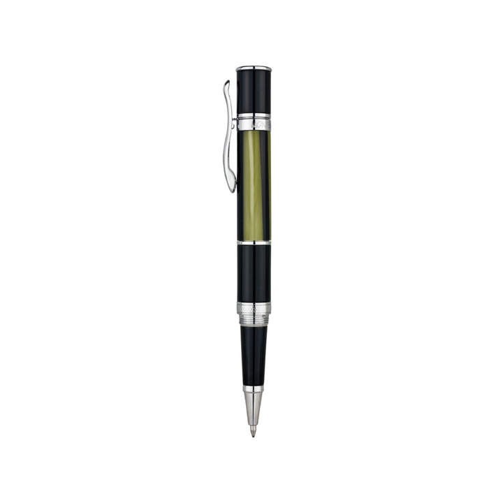 Monteverde Mini Jewelria Striped Rollerball Pen Green — Monteverde rollerball pen — fluid gel ink writing instrument, at Cityluxe Singapore