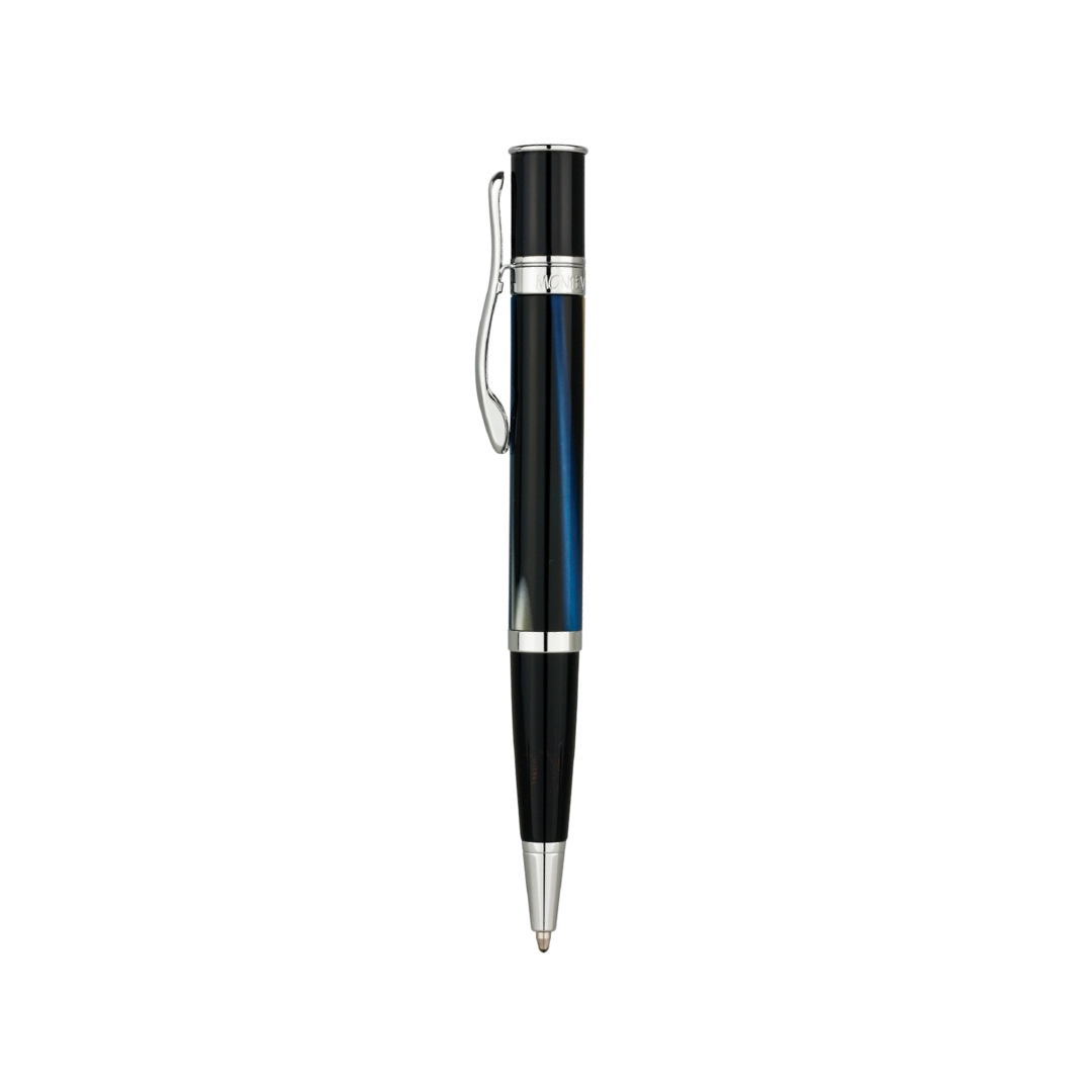 Monteverde Mini Jewelria Striped Ballpoint Pen Blue — tip detail