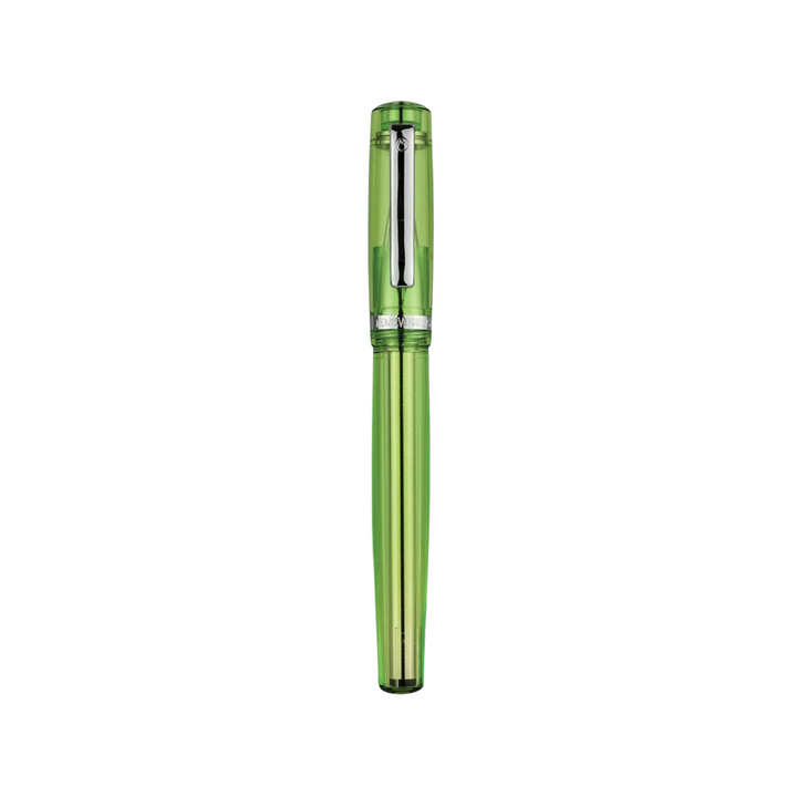 Monteverde Artista Crystal Rollerball Pen Lime Green — Monteverde rollerball pen — fluid gel ink writing instrument, at Cityluxe Singapore