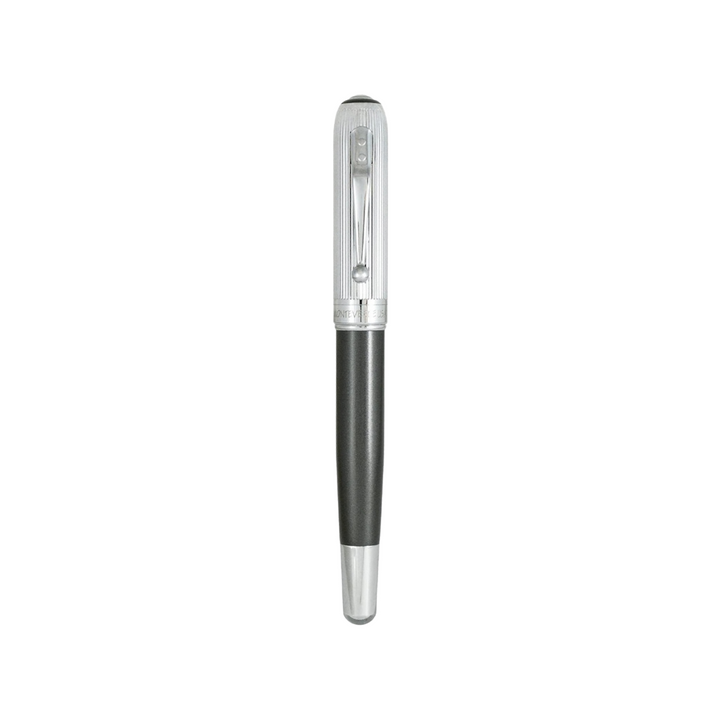 Monteverde Rodeo Drive Fountain Pen Metallic Black Chrome — Monteverde fountain pen — precision nib writing instrument, at Cityluxe Singapore stationery store
