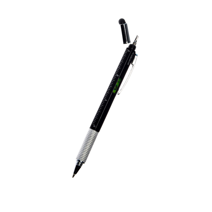 Monteverde S-115 7-in-1 Plastic Tool Ballpoint Pen with Stylus Black — Monteverde ballpoint pen — reliable smooth-writing everyday pen, at Cityluxe Singapore