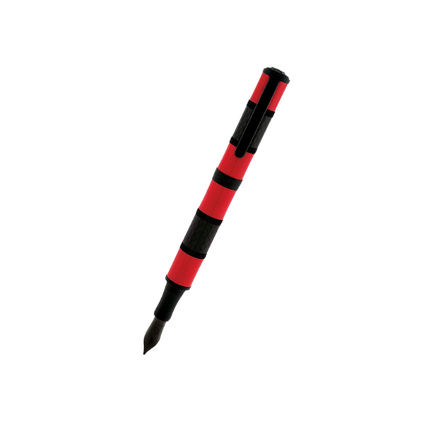 Monteverde Regatta Sport Fountain Pen Red — Monteverde fountain pen — precision nib writing instrument, at Cityluxe Singapore stationery store