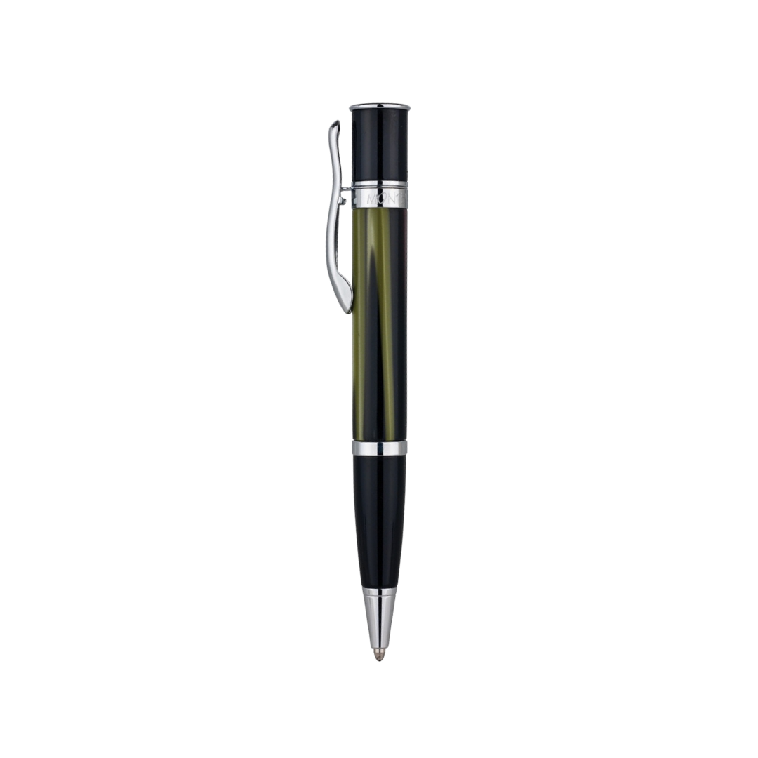 Monteverde Mini Jewelria Striped Ballpoint Pen Green — Monteverde ballpoint pen — reliable smooth-writing everyday pen, at Cityluxe Singapore