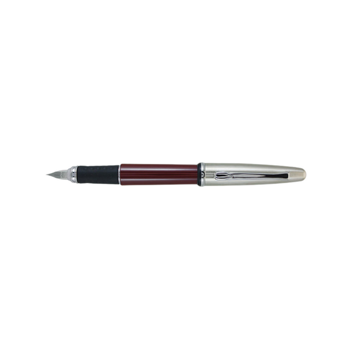 Monteverde Icona Fountain Pen Burgundy — Monteverde fountain pen — precision nib writing instrument, at Cityluxe Singapore stationery store