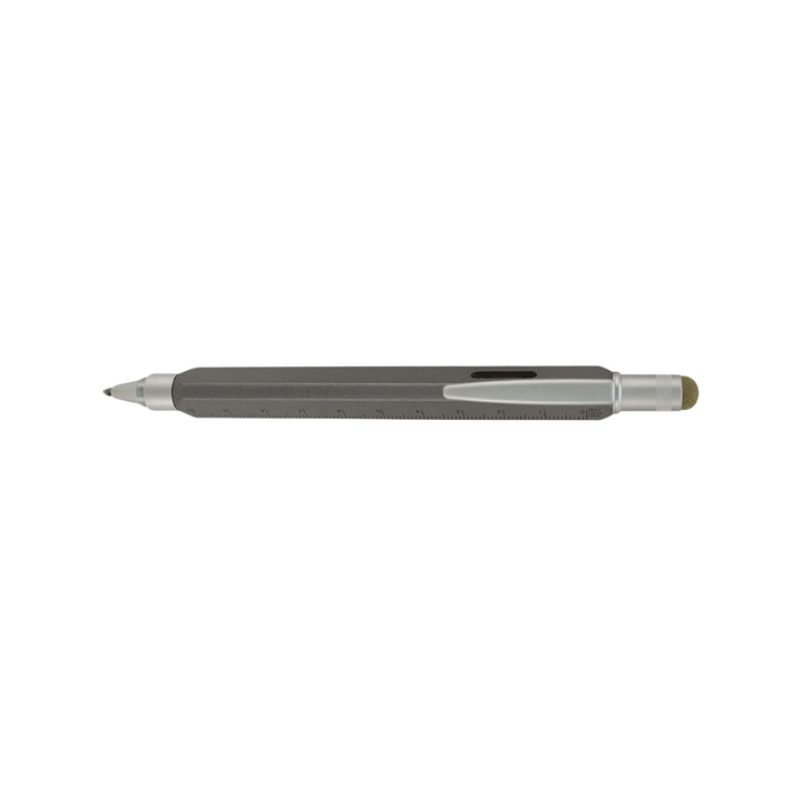 Monteverde Tool 60 Ballpoint Platinum Grey — Monteverde ballpoint pen — reliable smooth-writing everyday pen, at Cityluxe Singapore