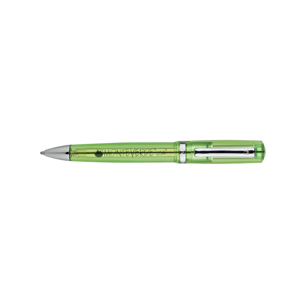 将图片加载到图库查看器，Monteverde Artista Crystal Ballpoint Pen Lime Green
