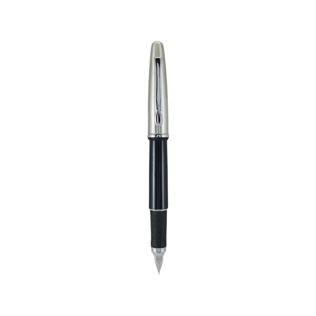 Monteverde Icona Fountain Pen Black — Monteverde fountain pen — precision nib writing instrument, at Cityluxe Singapore stationery store