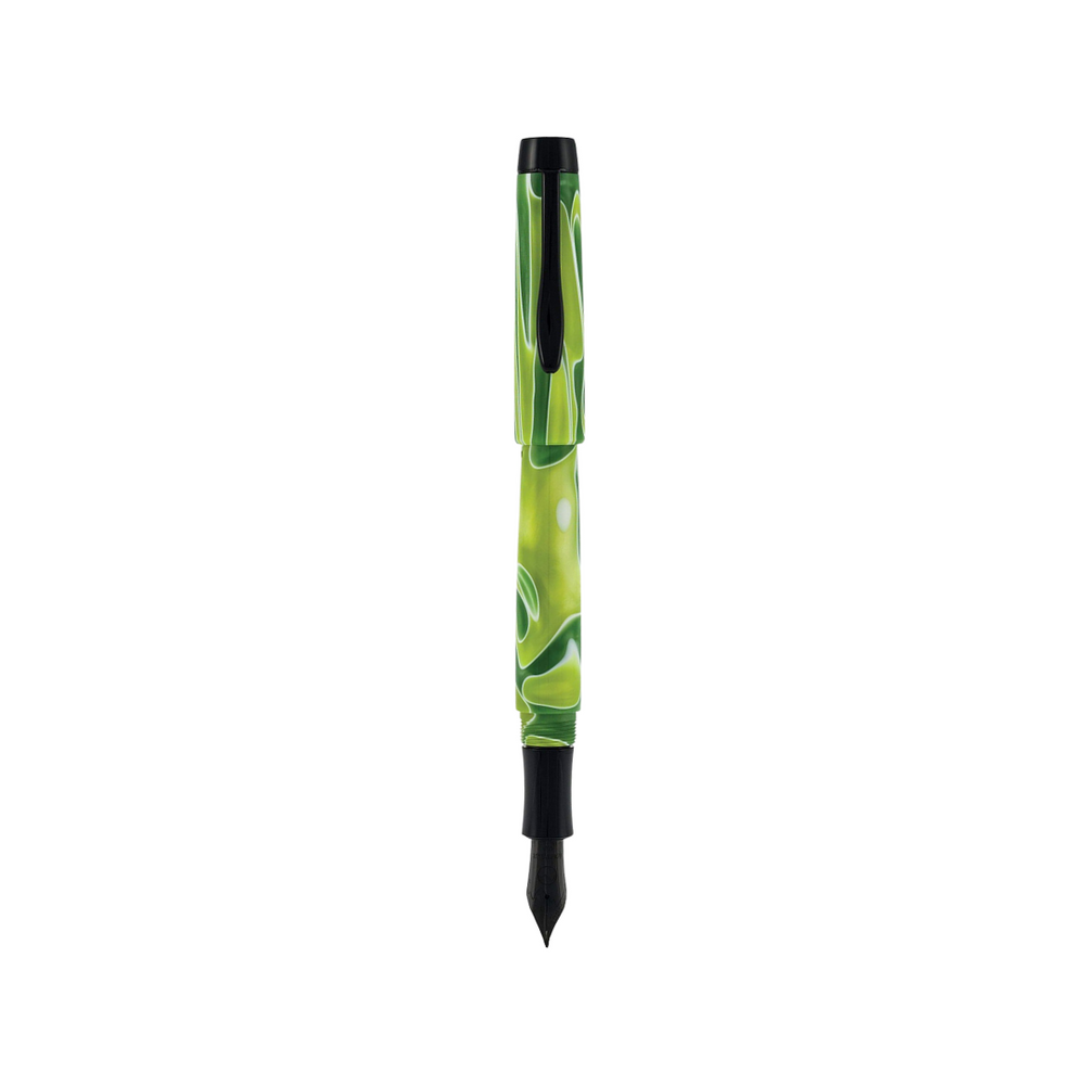 Monteverde Intima Fountain Pen Neon Green Medium — Monteverde fountain pen — precision nib writing instrument, at Cityluxe Singapore stationery store