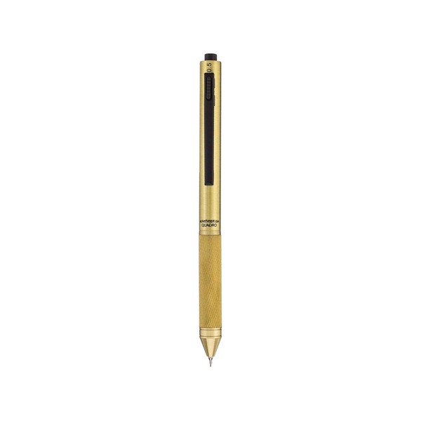 将图片加载到图库查看器，Monteverde Quadro 4-in-1 Multifunction Pen Brass
