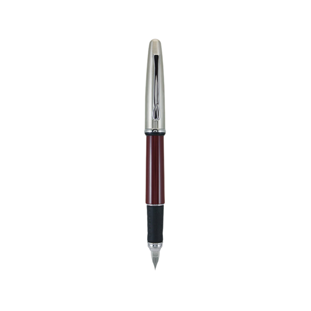 Monteverde Icona Fountain Pen Burgundy — Monteverde fountain pen — precision nib writing instrument, at Cityluxe Singapore stationery store