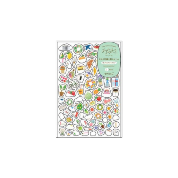 Load image into Gallery viewer, Midori Yuru Log Sticker (1 Sheet) - Motif
