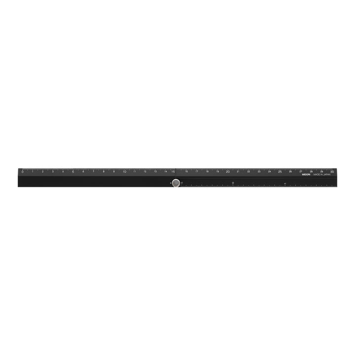 Midori Aluminum Multiple Ruler (30cm) — Midori ruler — precision measuring tool for writing and design, at Cityluxe Singapore