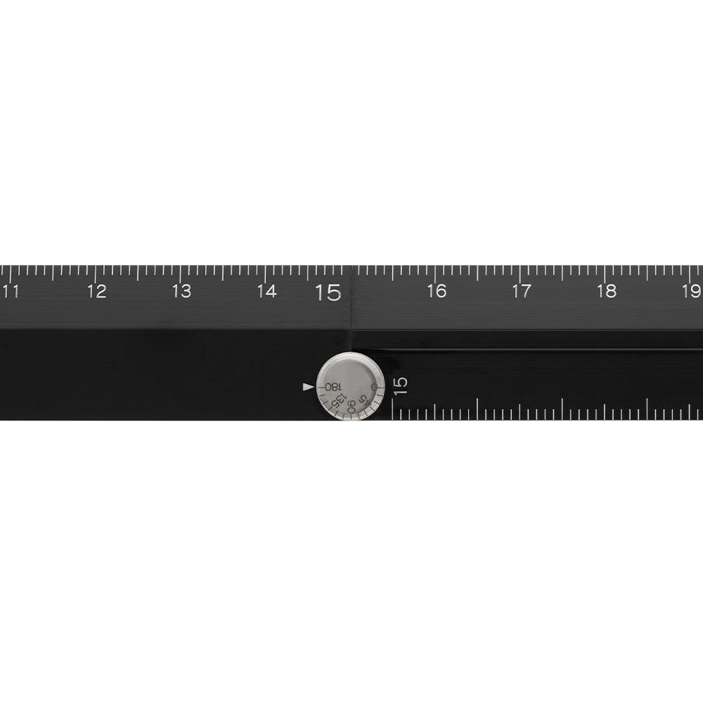 Midori Aluminum Multiple Ruler (30cm) — Midori ruler — precision measuring tool for writing and design, at Cityluxe Singapore
