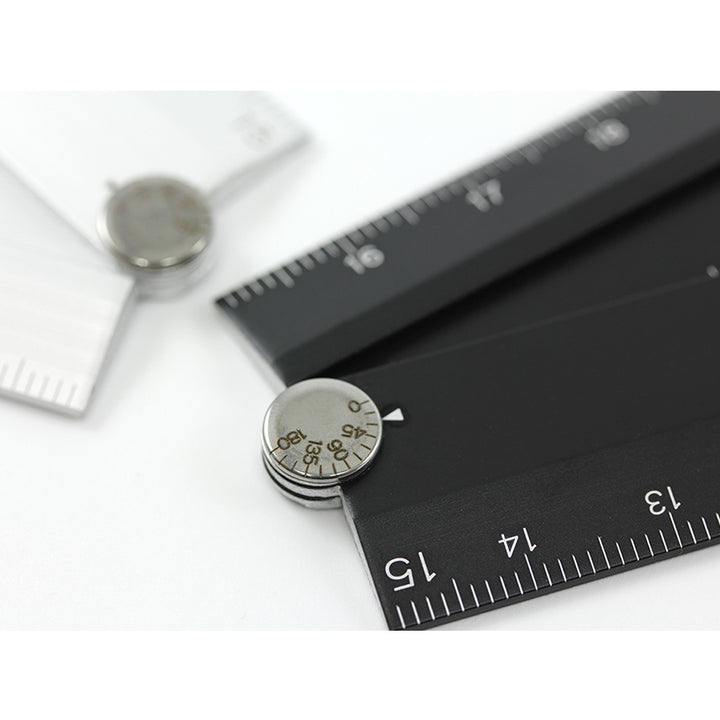 Midori Aluminum Multiple Ruler (30cm) — Midori ruler — precision measuring tool for writing and design, at Cityluxe Singapore