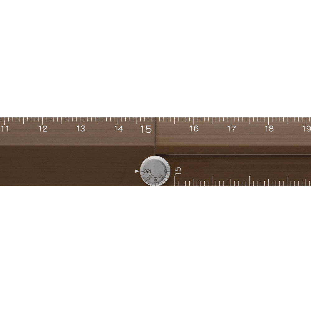 Midori Aluminum Multiple Ruler (30cm) — Midori ruler — precision measuring tool for writing and design, at Cityluxe Singapore